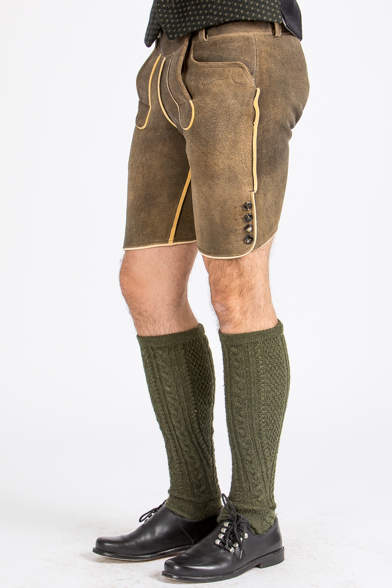 Reh Lederhose Nassfeld altschwarz