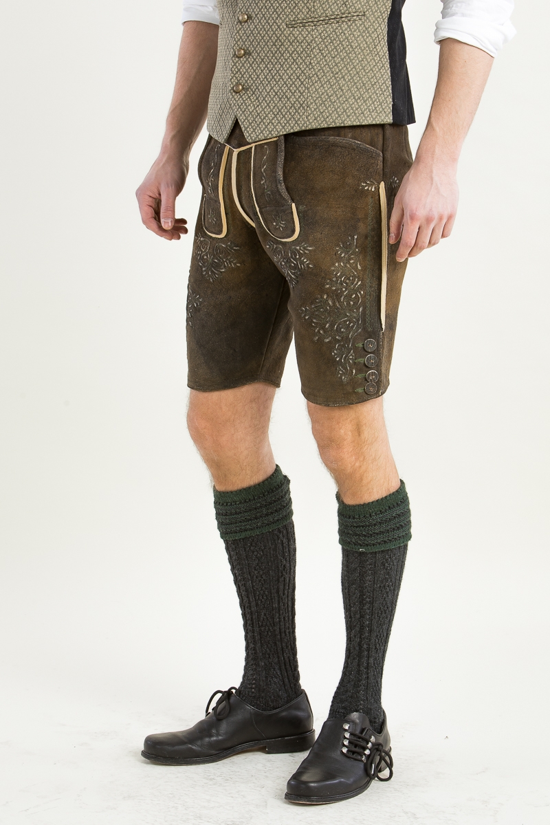 Hirschlederhose Kaiser Moor/842