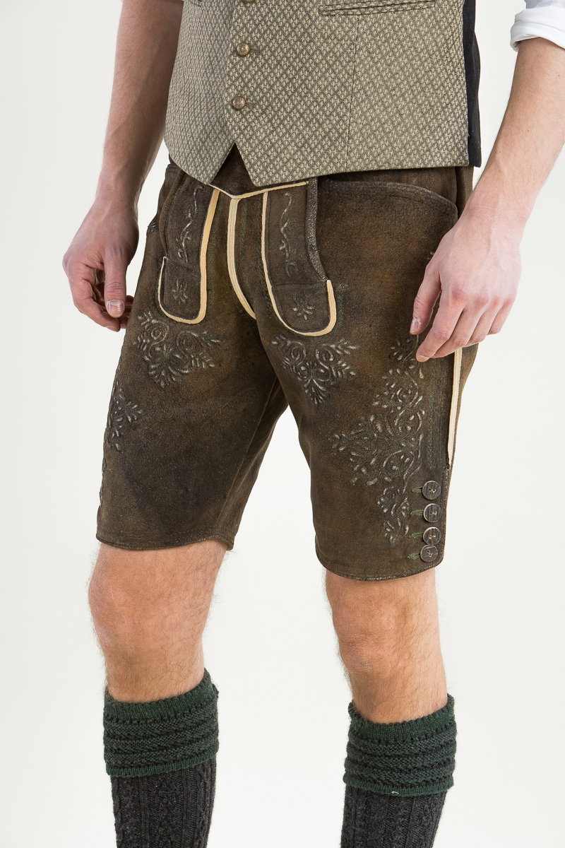 Hirschlederhose Kaiser Moor/842
