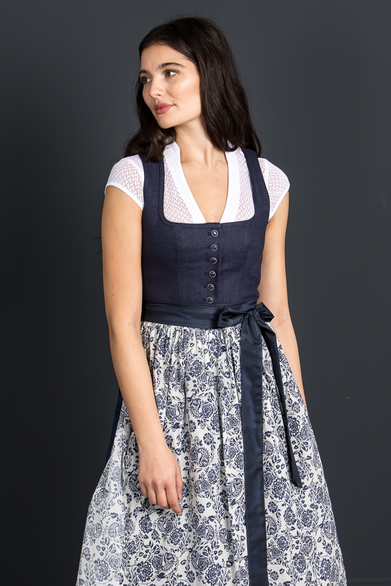 Dirndl Elisa marine
