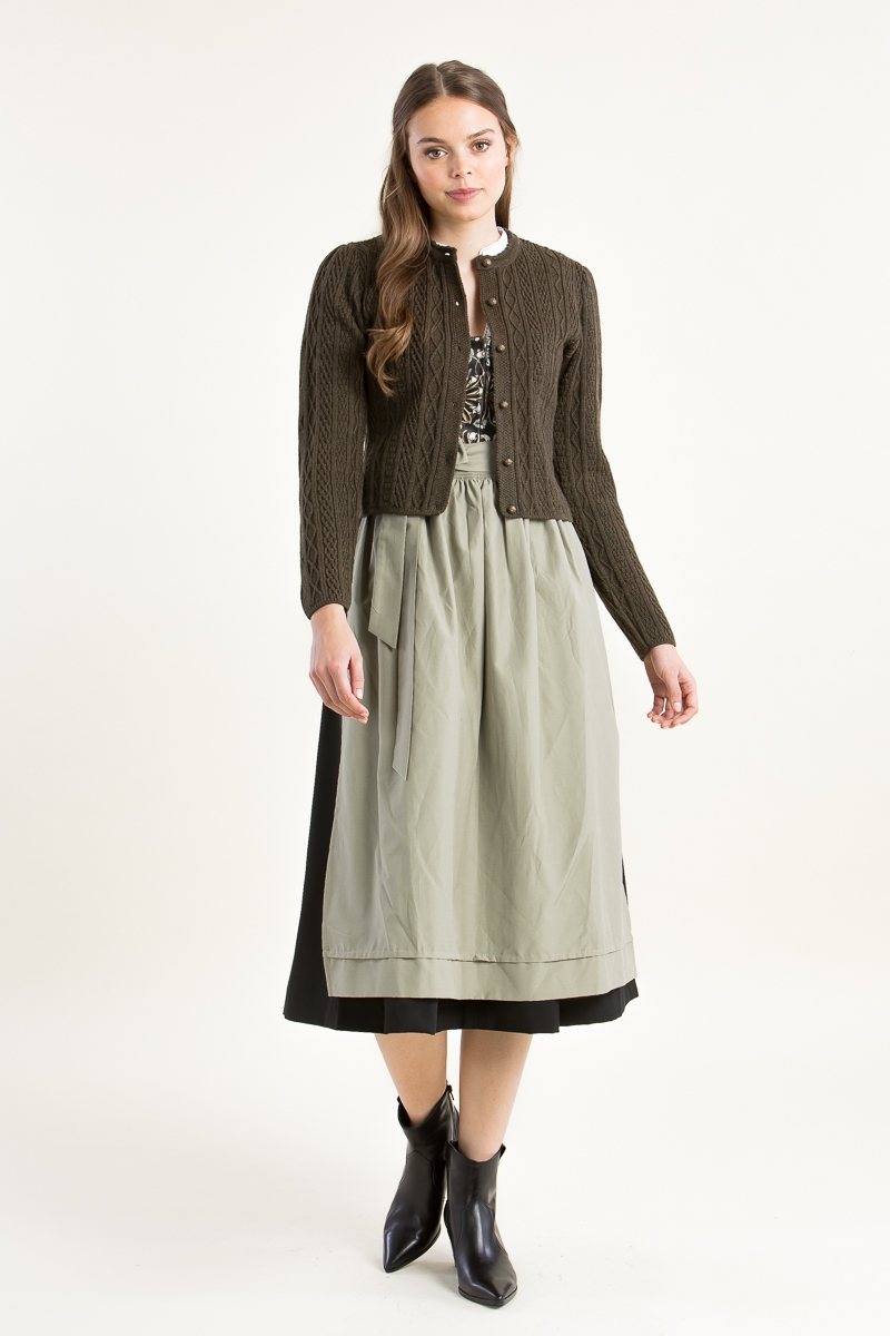 Strickjanker Sophia A004799-734 olivbraun