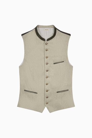 Trachtenweste Konstantin A004858-714 desert sage
