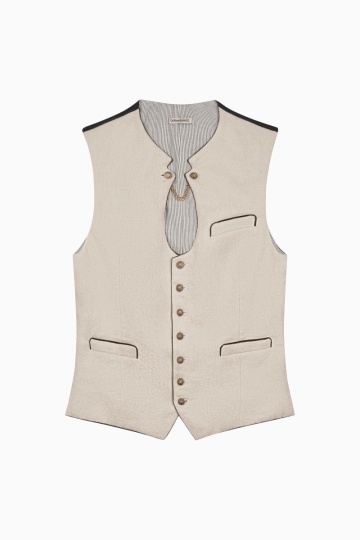Trachtenweste Ignaz A005048-175 offwhite
