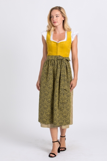 Dirndl Cordula gelb