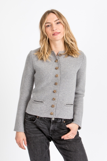 Strickjacke Vex hellgrau