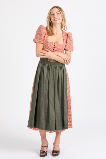 Ärmeldirndl Laura K1068 hagebutte-oliv (80cm)