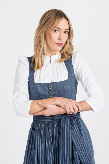 Dirndlbluse Hochgeschlossen Done A005049-125 eierschale