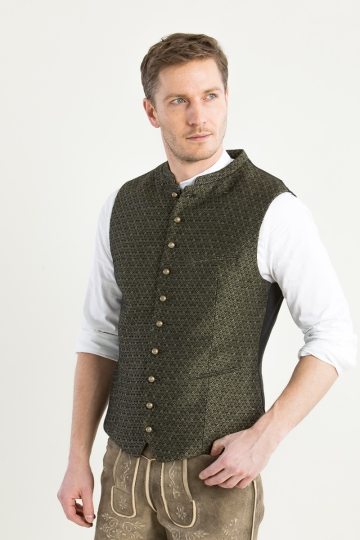 Trachtenweste Konstantin A004905-787 moosgrün