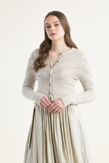 Strickjanker Ophelia champagner