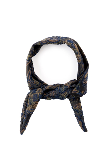 Bandana blau gemustert