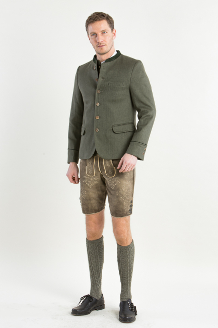 Herren Trachtenjanker Helmut A004862-735 bronzegrün