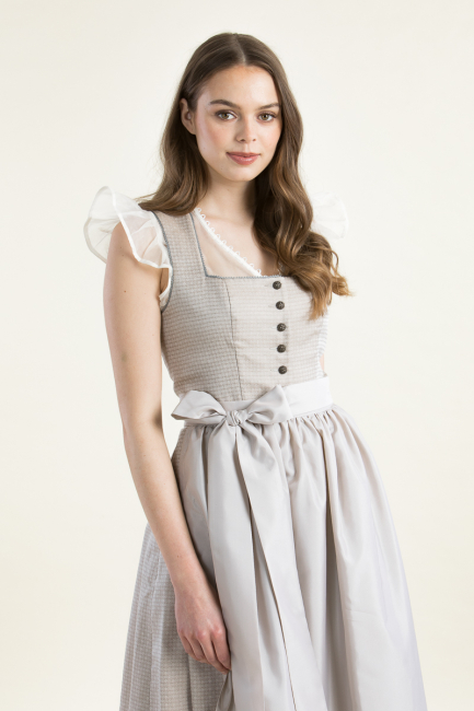 Dirndlbluse aus Seide Kiki weiß