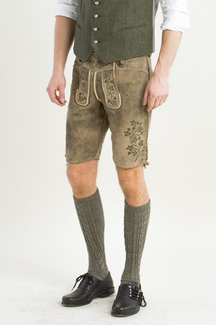 Lederhose Traun inka/oliv