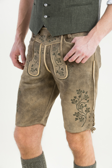 Lederhose Traun inka/oliv