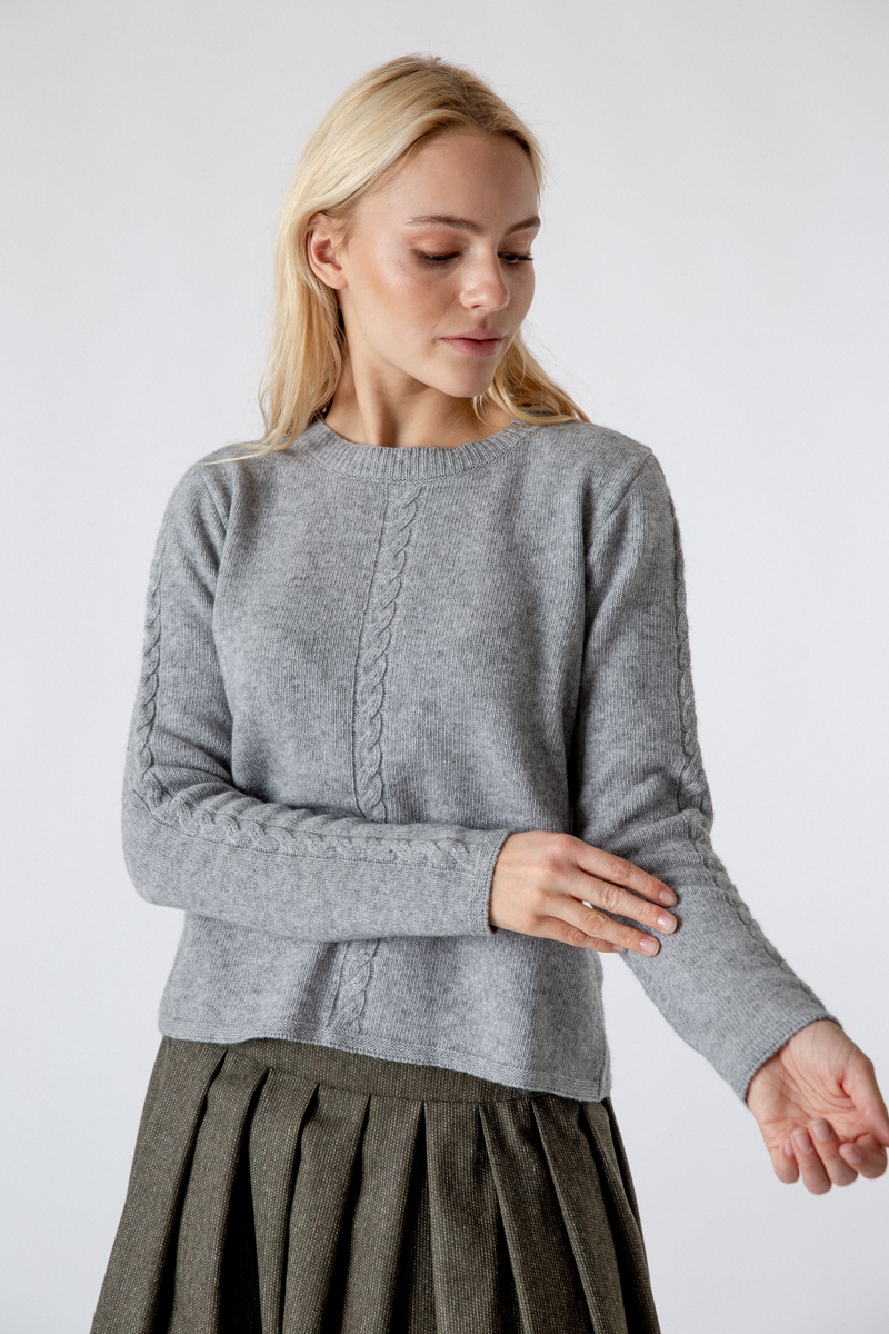 Pullover Obergut grau