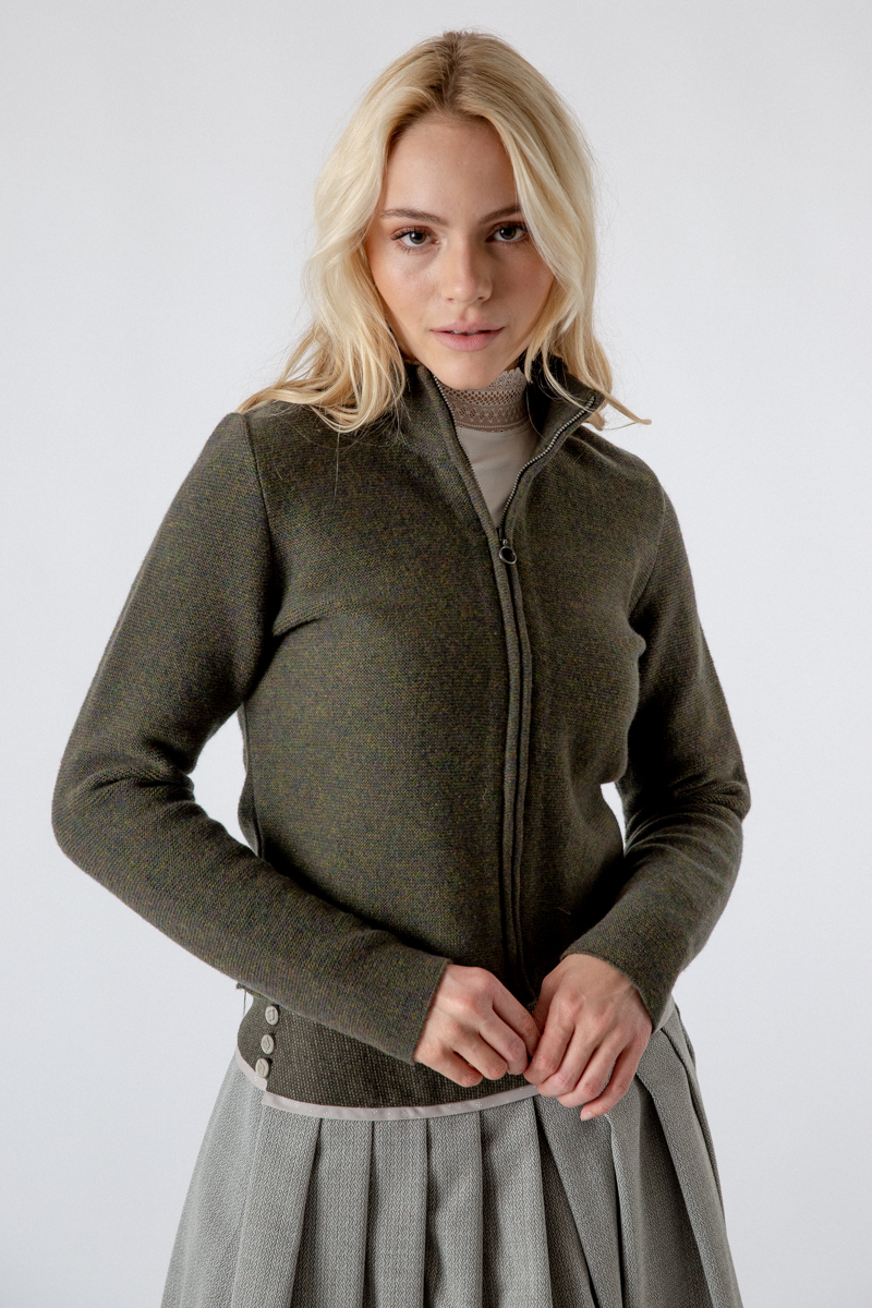 Strickjacke Hanni olive