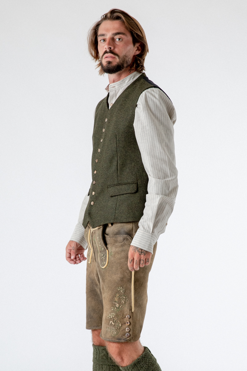 Trachtengilet Marcus bronzegrün