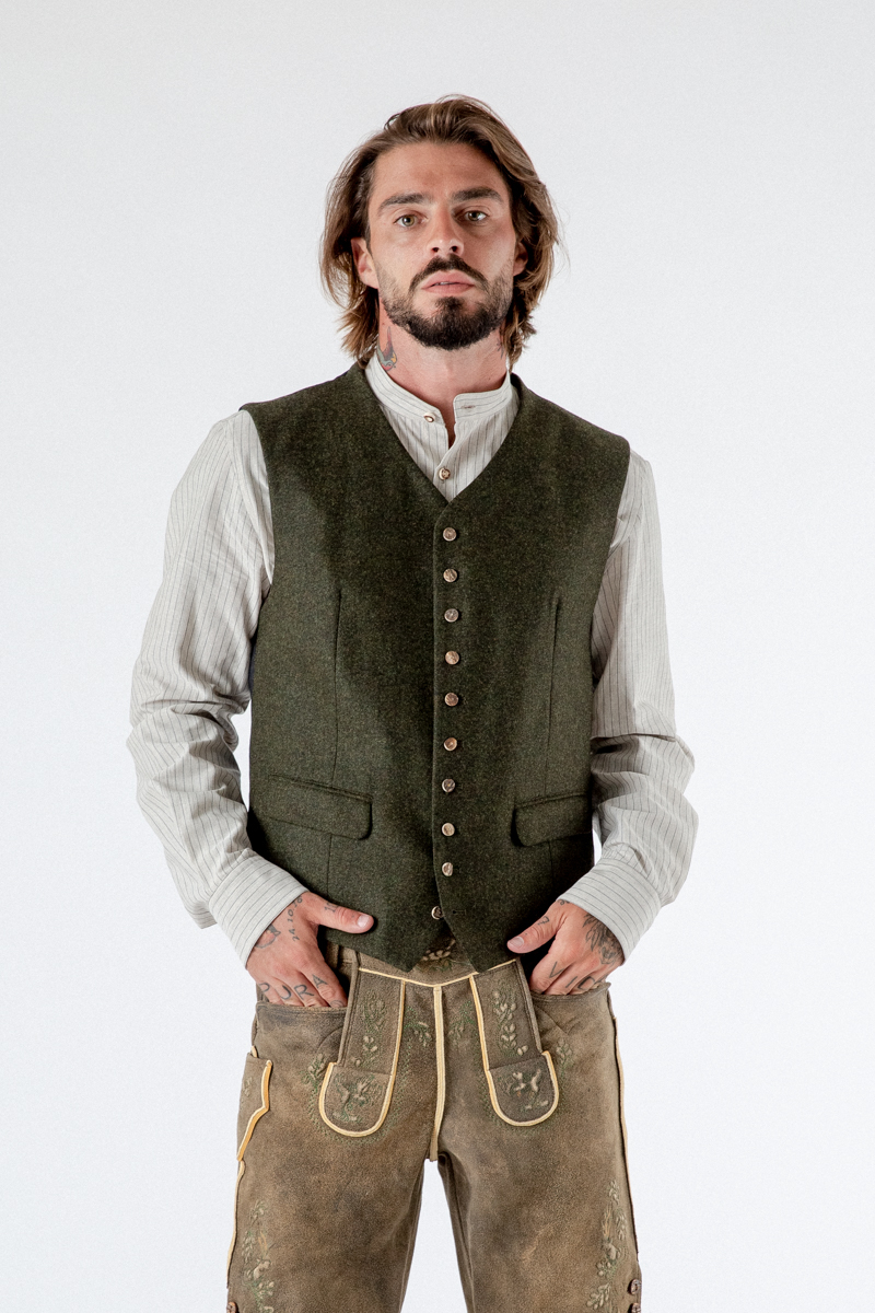 Trachtengilet Marcus bronzegrün