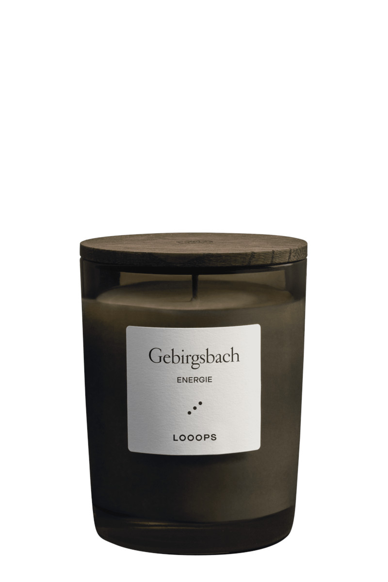 Gebirgsbach Duftkerze groß 250g