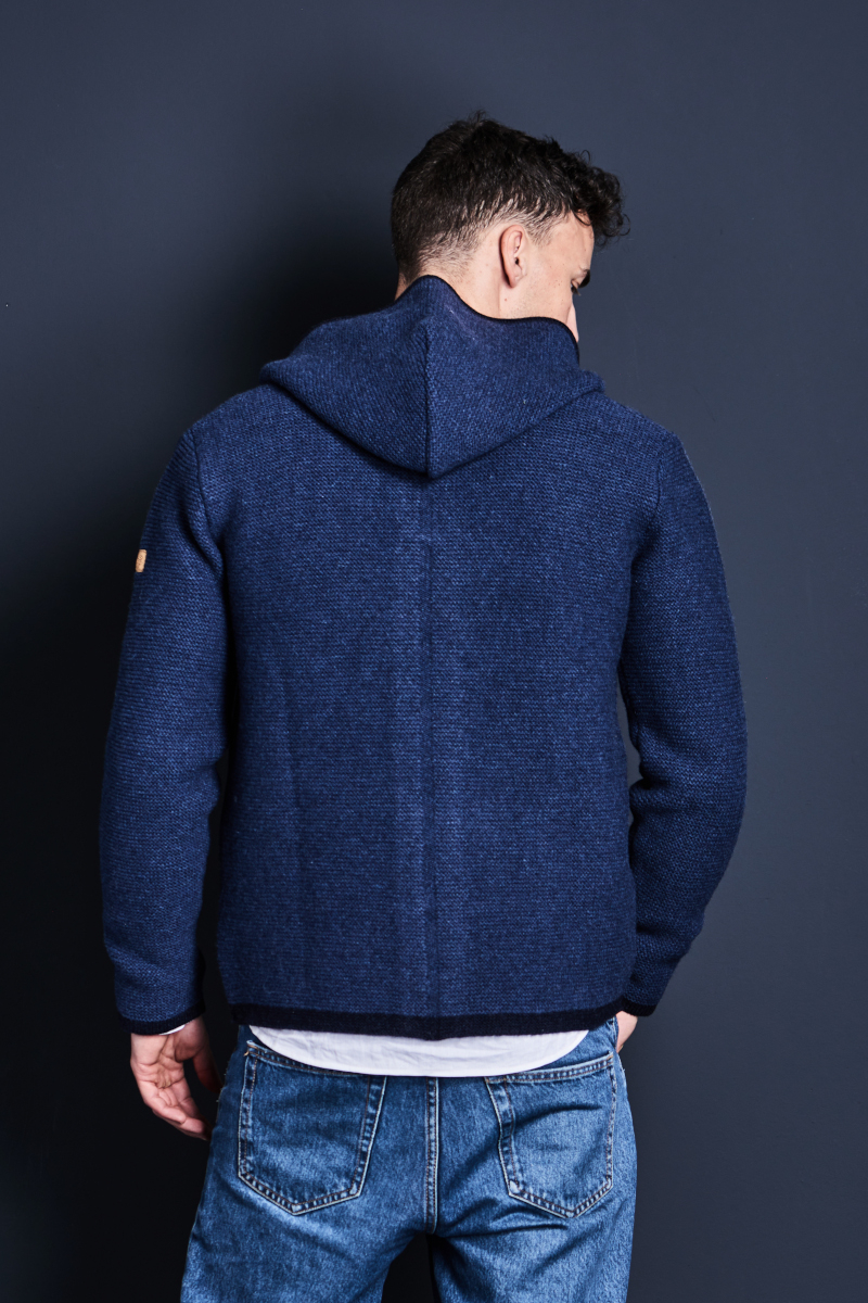 Kapuzenjanker Thomas II indigo/navy