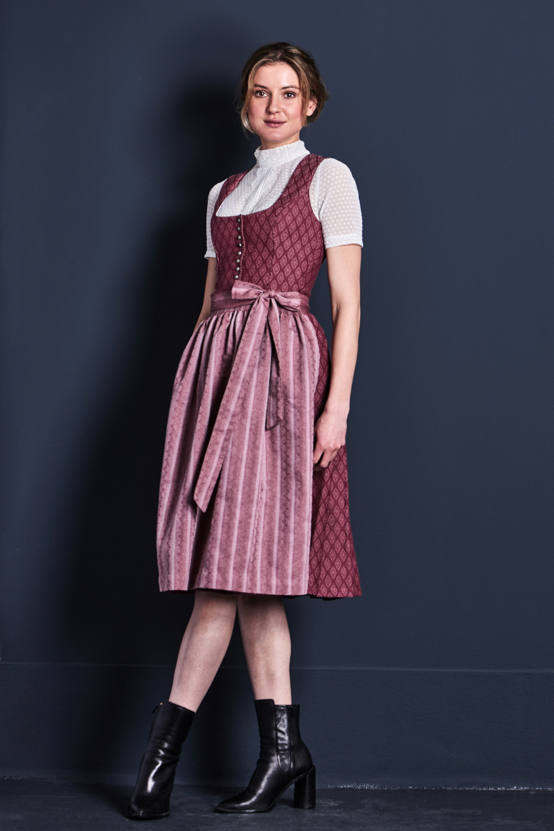 Dirndl Isolde 12170 weinrot