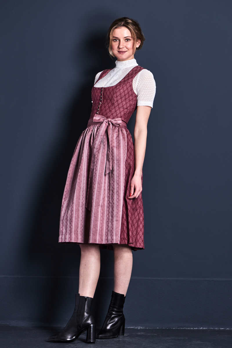 Dirndl Isolde 12170 weinrot