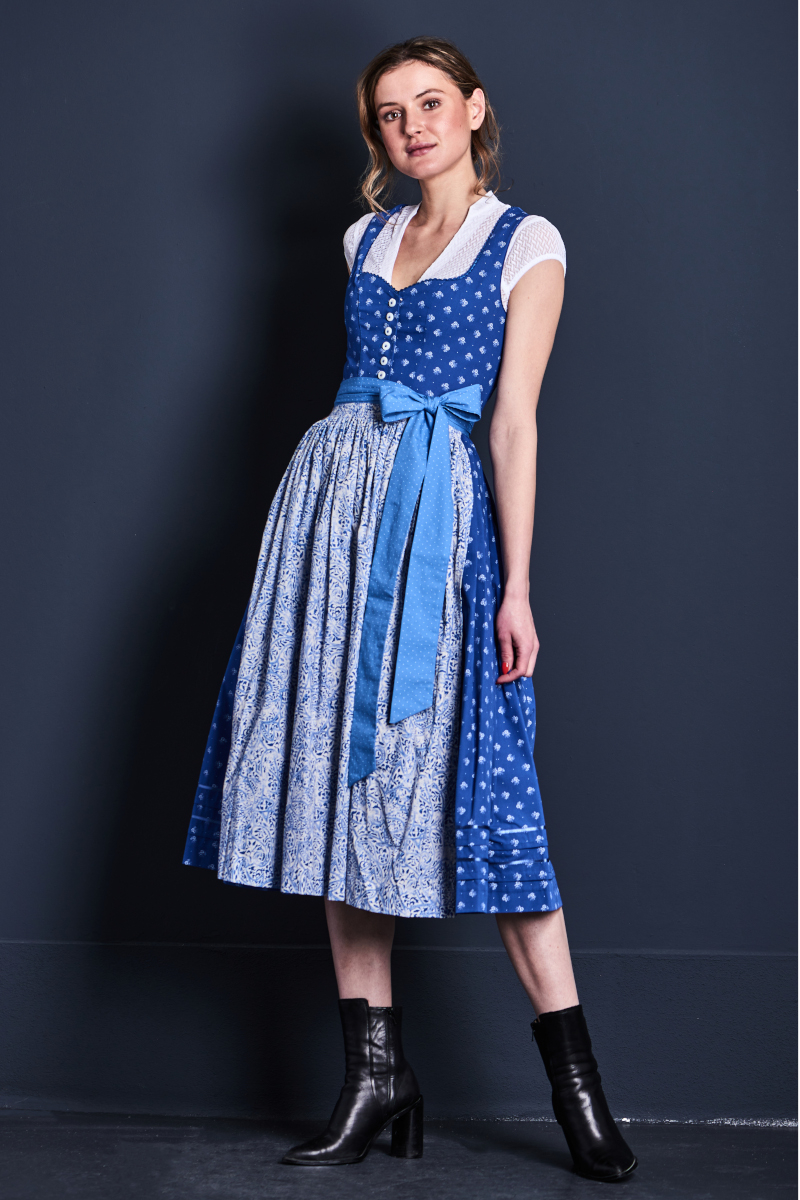 Waschdirndl Rothsee 2076-49 blau