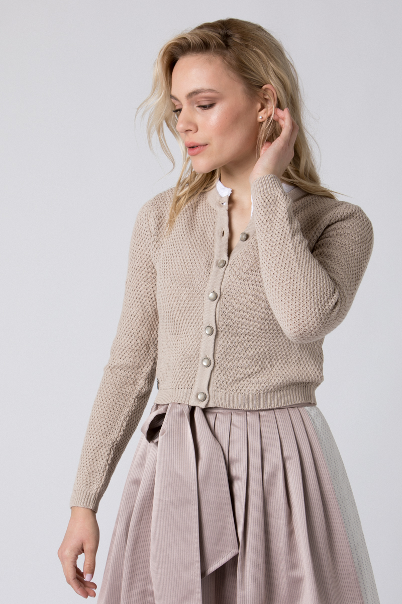 Strickjanker Minzi Creme