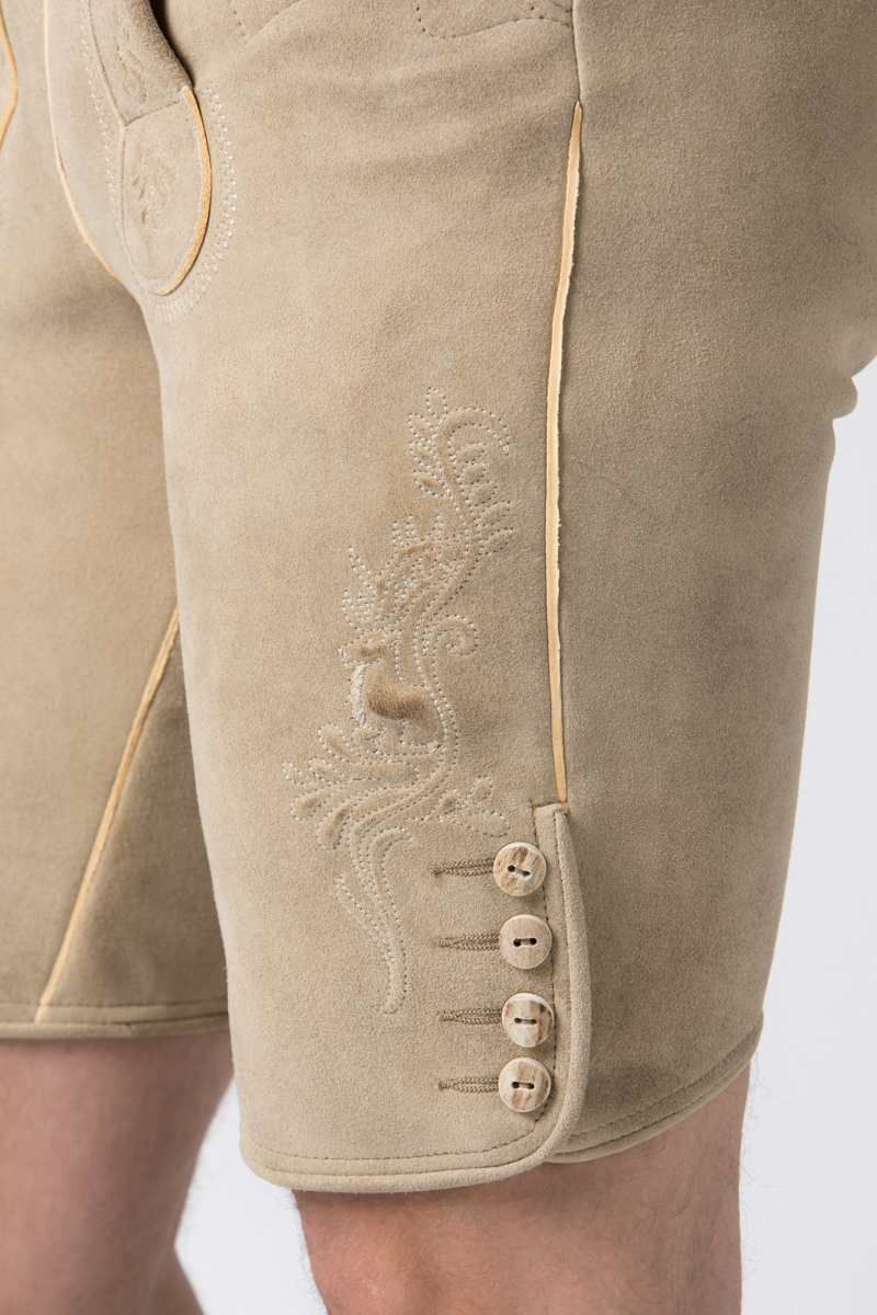 Kurze Lederhose Lampoding eiche