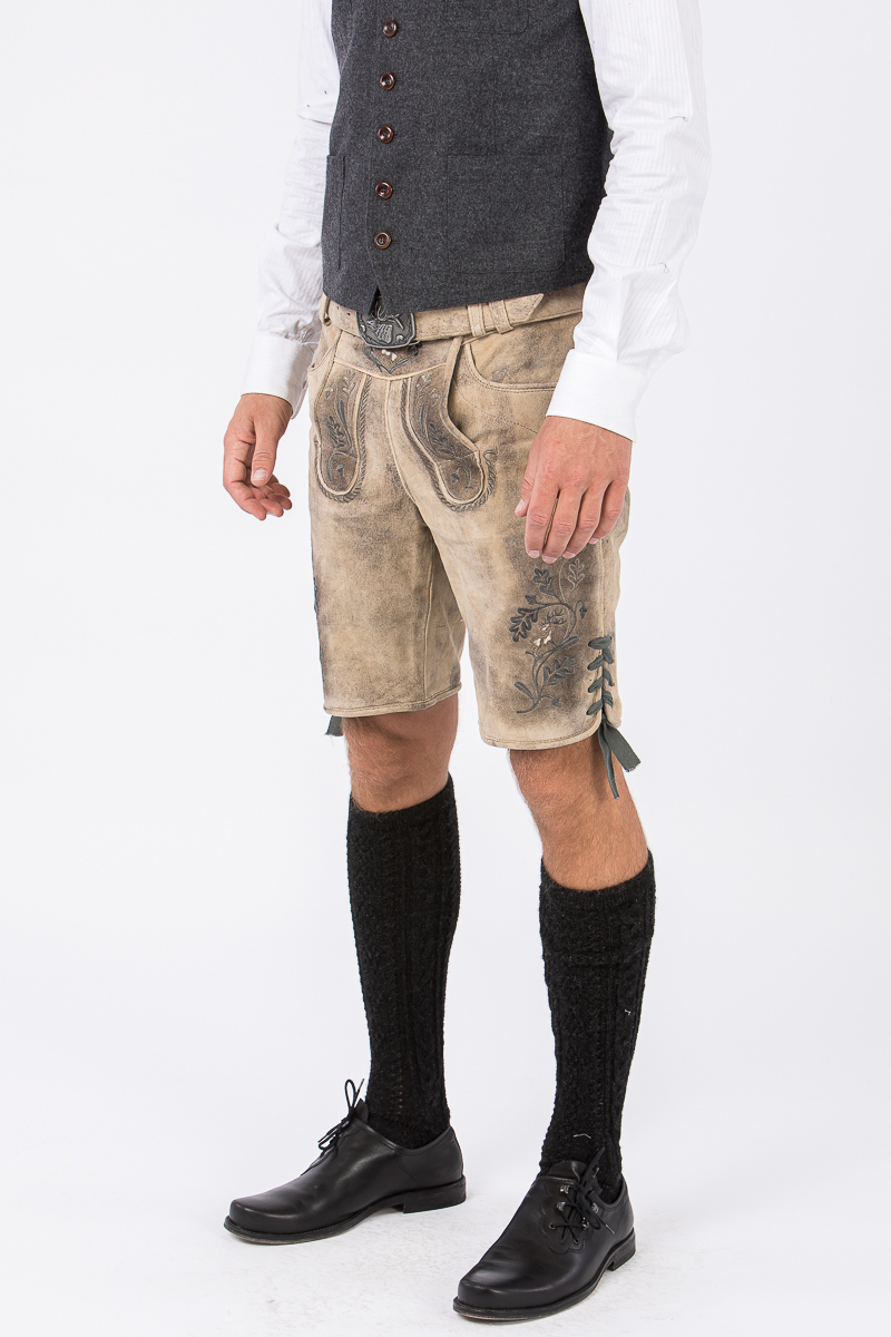 Lederhose Westley baileys/khaki/graphit