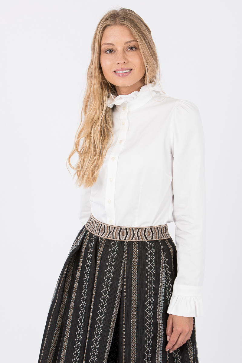 Trachtenbluse Jessy weiß