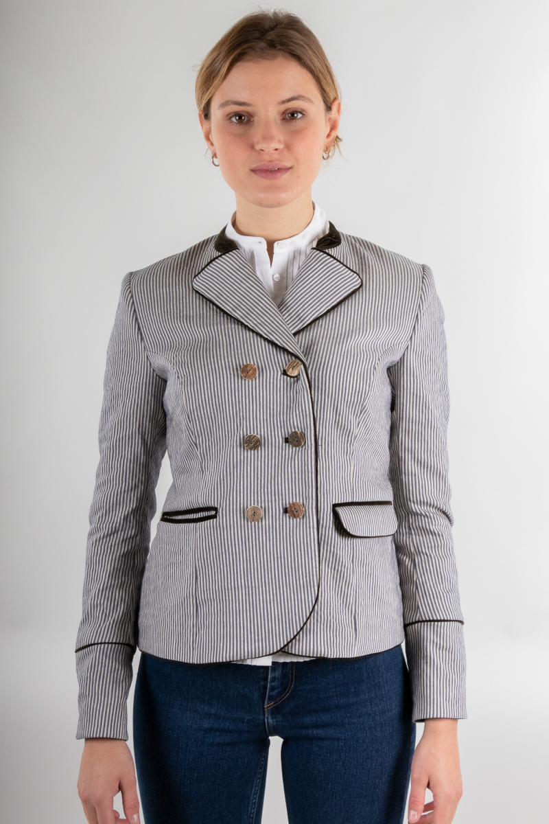 Gottseidank Blazer Wally blau-beige