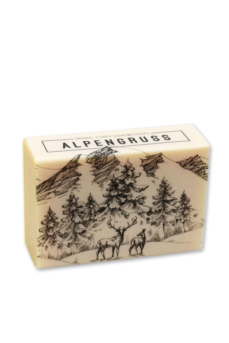 Eckige Seife "Alpengruß"