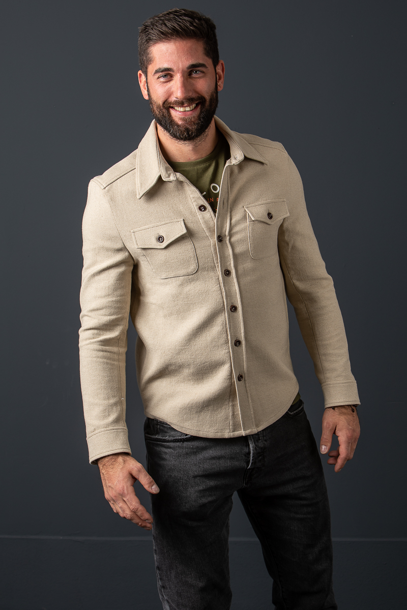 Lässiges Overshirt Hasenöhrl 22307