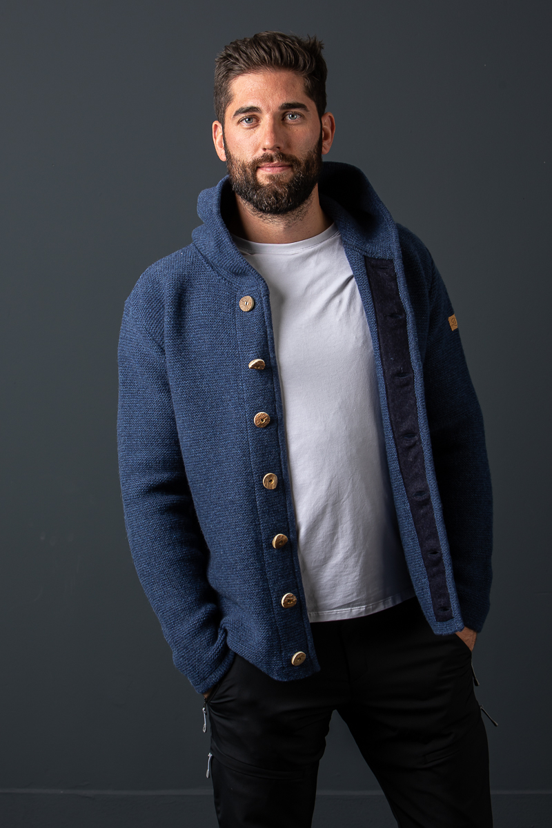 Kapuzenjanker Thomas II indigo