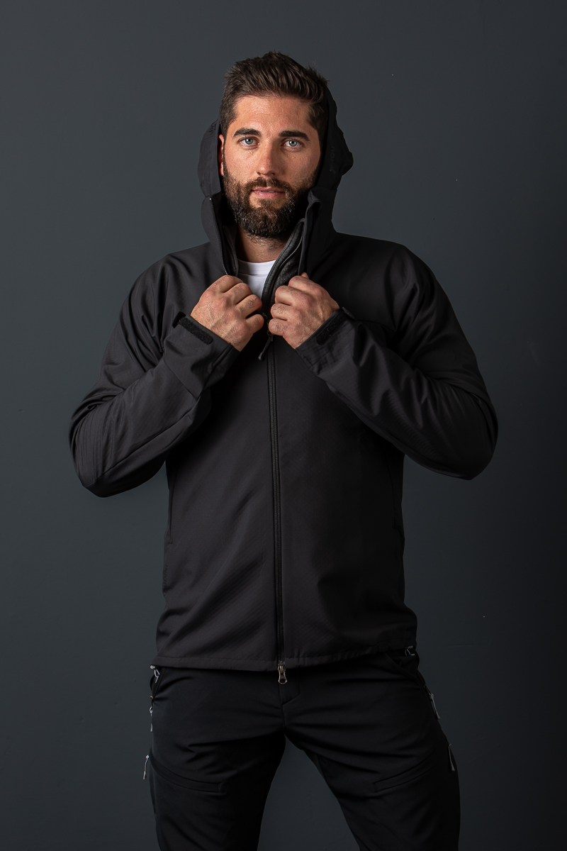 Herren Softshell Jacke Pace black