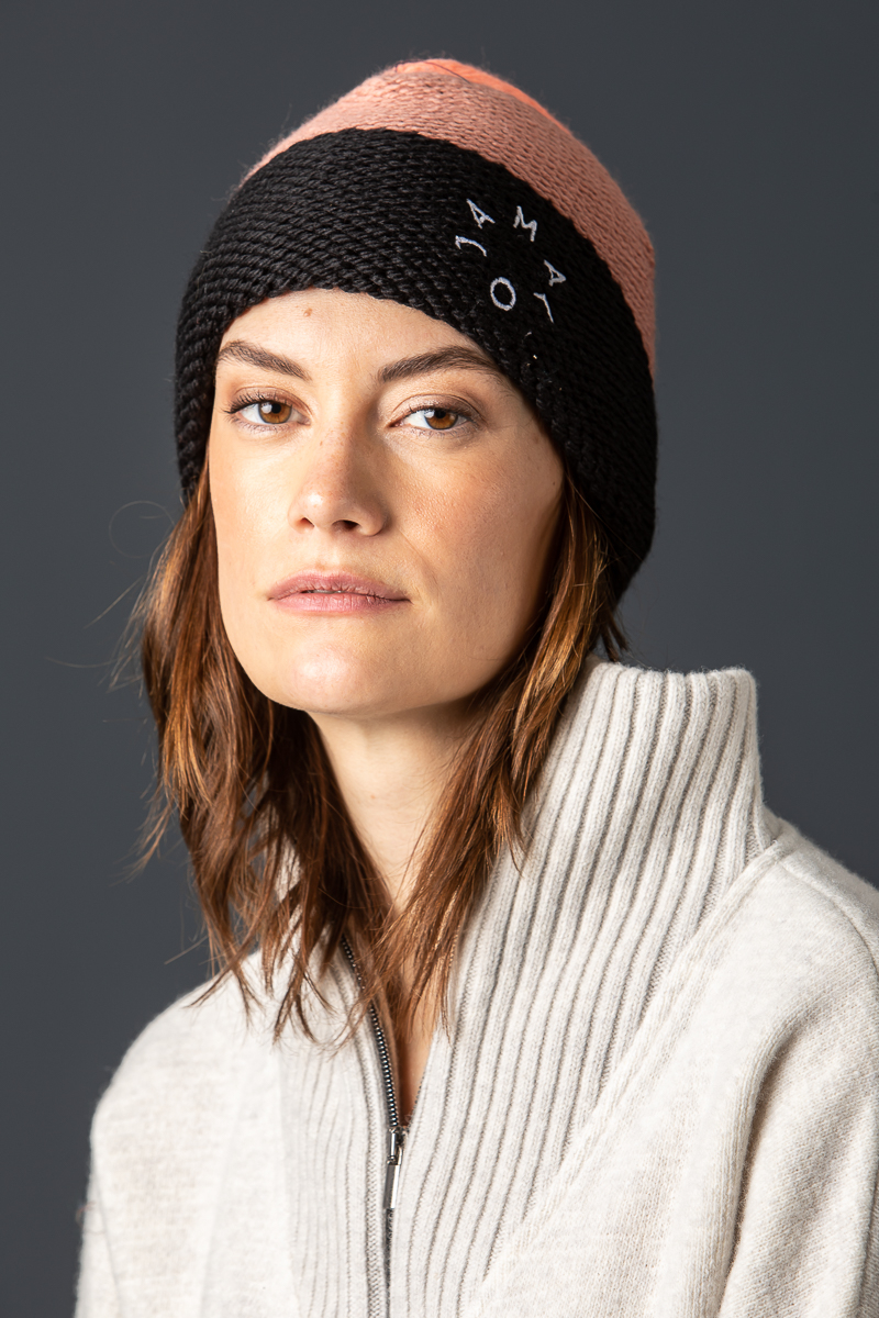 Knit Beanie Efeu rosewood