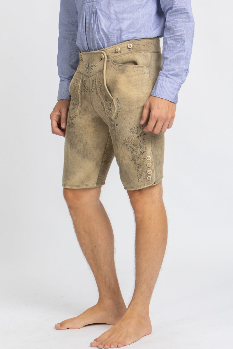 Gottseidank Hirschlederhose KU12 beige