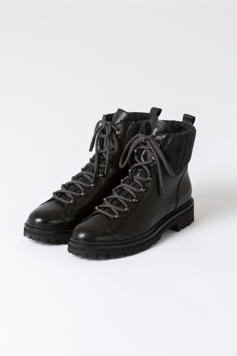 Berginspirierte Schuhe schwarz