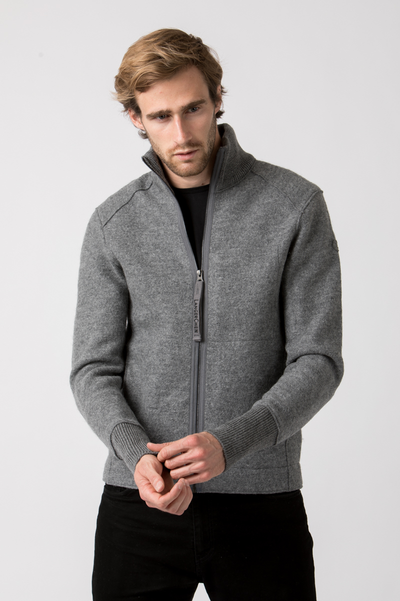 Sportliche Walkjacke Linwood basalt