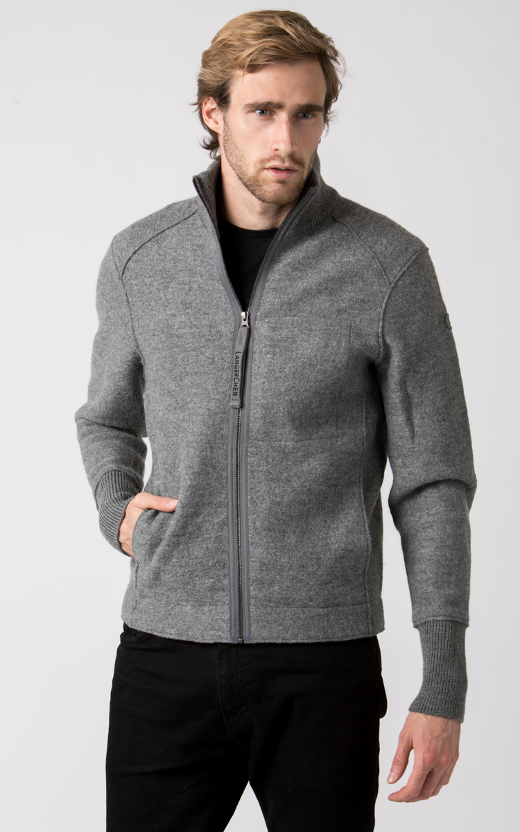 Sportliche Walkjacke Linwood basalt