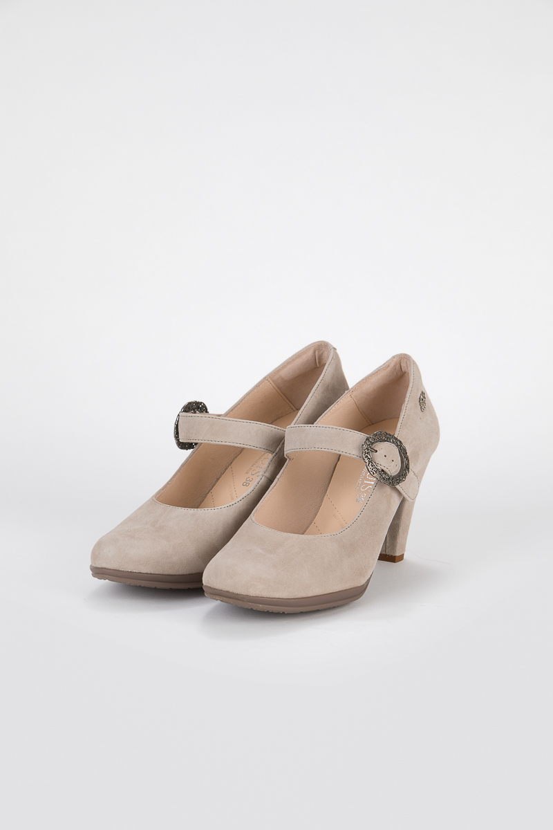 Trachtenpumps Sarah Velours corda