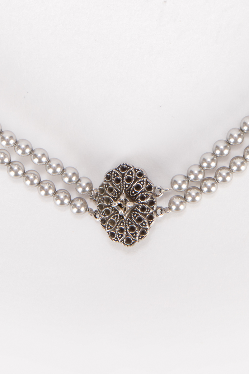 Kropf Collier S100371 hellgrau