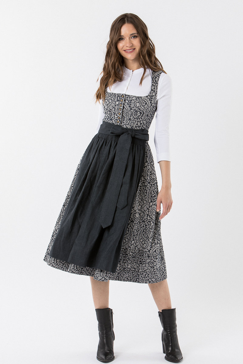 Dirndl Mona A003264 nachtblau-schwarzblau