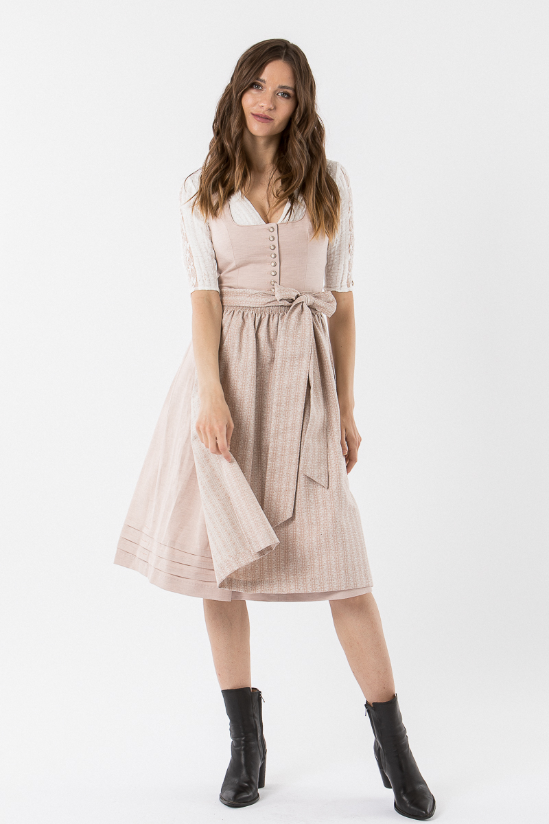 Dirndl Rosalie in zartem rosé