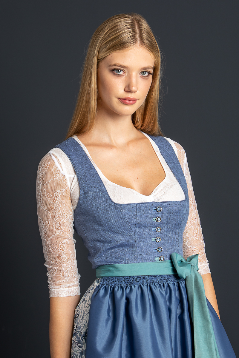 Dirndl Alma blau