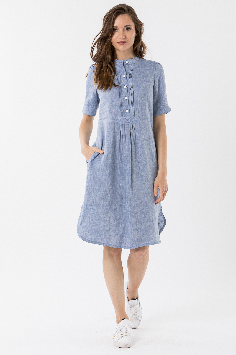 Trachtenkleid Oberalm rauchblau