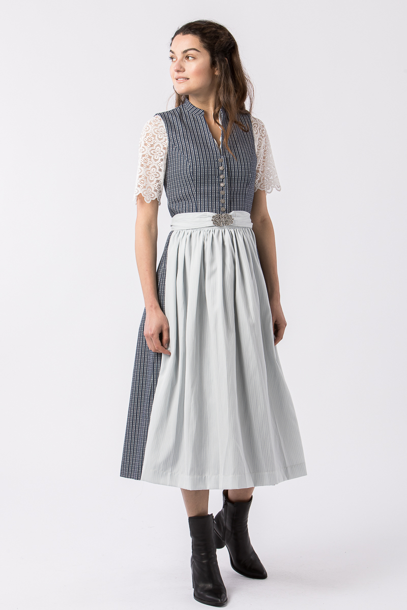 Dirndl Voiksfest Hupn blau