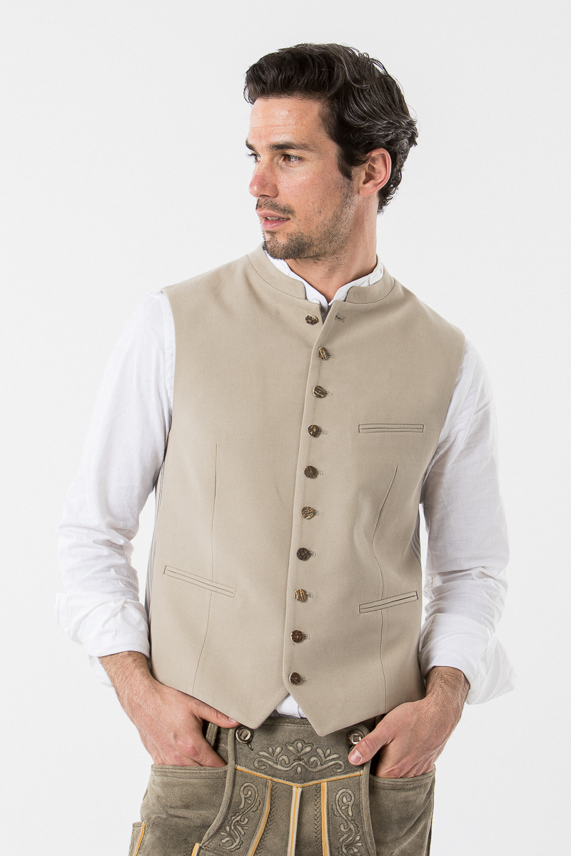 Trachtenweste Konstantin A003214 sand