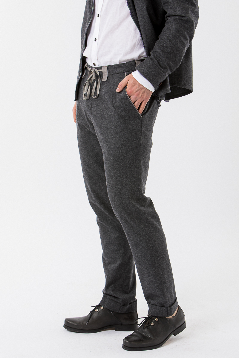 2964 Garmisch Trachtenhose Wildmoos grau